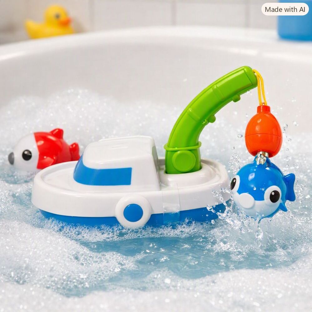 Munchkin Deep Sea Fishin’ Magnetic Bath Toy Set – 24 Months+